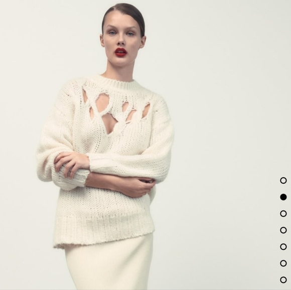 ZARA cutout sweater - Picture 3 of 5